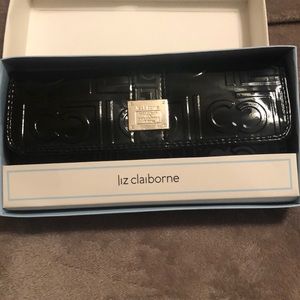 Liz Claiborne Black wallet New in box.